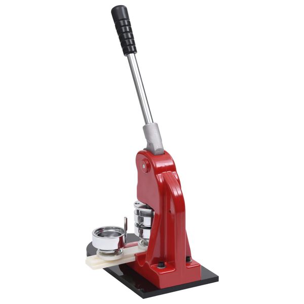 vidaXL 缶バッチマシン サークルカッター付き 37mm