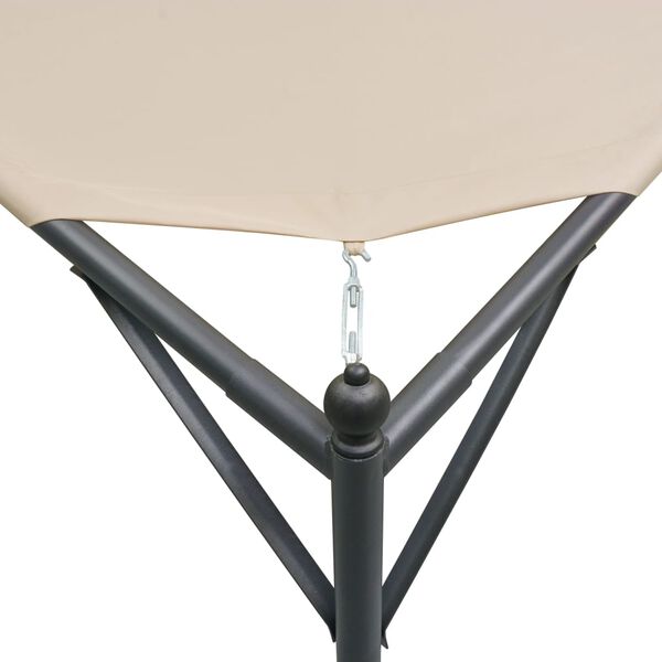 vidaXL サンシェード ガゼボ 4x4m