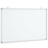 vidaXL マグネット式ホワイトボード 100x60x1.7cm アルミニウム製