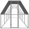 vidaXL 鶏小屋 2x10x2m 亜鉛メッキ鋼製