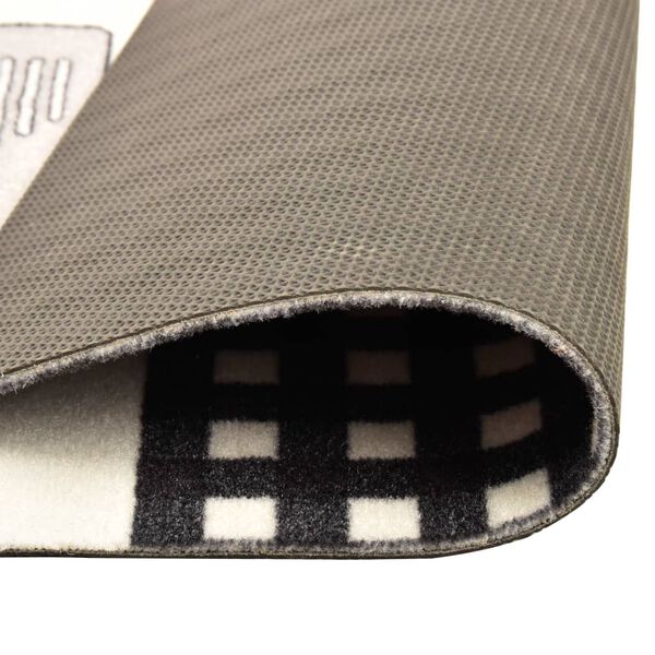 vidaXL キッチンマット 洗濯可能 CUISINE 45x150cm