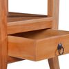 vidaXL ベッドサイドキャビネット マホガニー無垢材