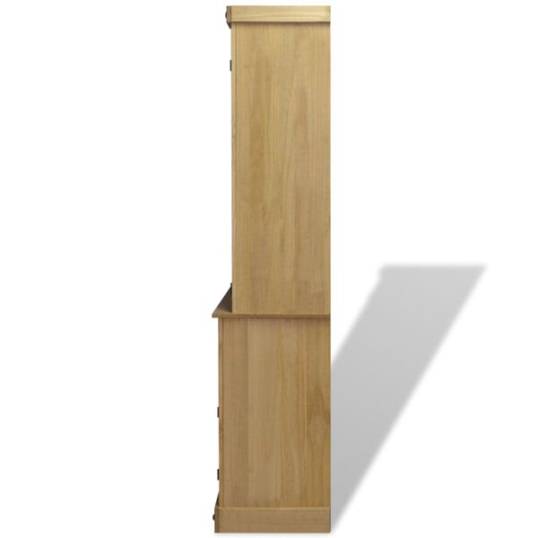 vidaXL ビュッフェ＆ハッチ メキシコ産パイン材 コロナシリーズ