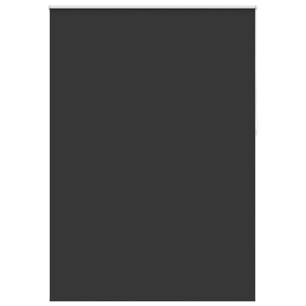 vidaXL ローラーブラインド 遮光 144.4x230 cm 生地幅140 cm ブラック