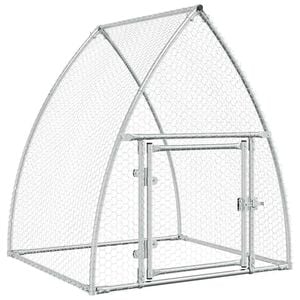 vidaXL チキンケージ シルバー 100x105x120 cm 亜鉛メッキ鋼