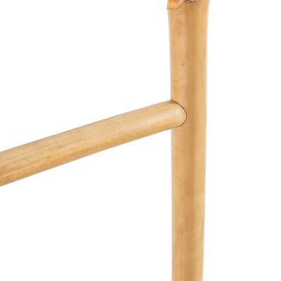 vidaXL タオルはしご 5段 竹製 150 cm