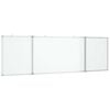 vidaXL マグネット式ホワイトボード 折りたたみ式 200x60x1.7cm アルミニウム製