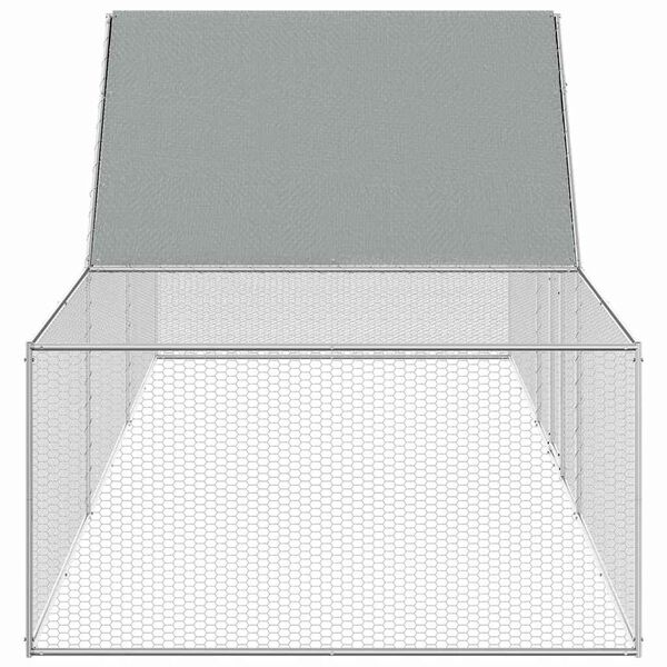 vidaXL 鶏小屋 5x1x1.5m 亜鉛メッキ鋼製