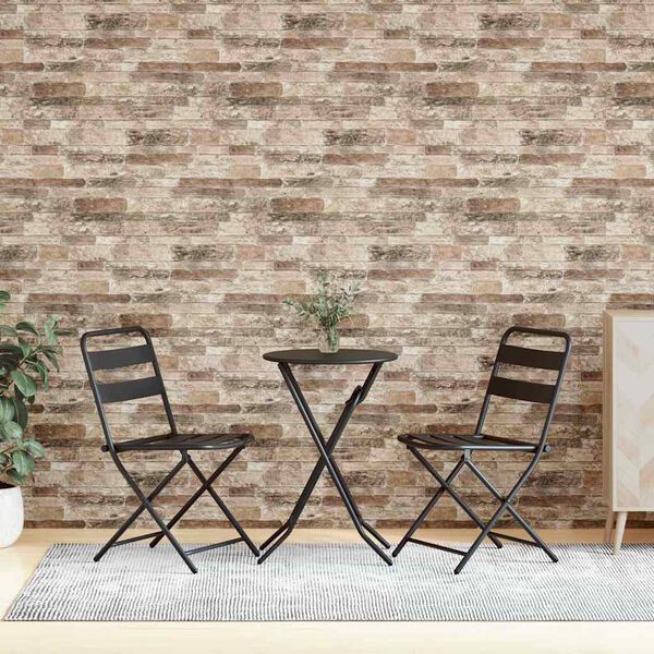 vidaXL 3D ウォールパネル マルチカラーレンガデザイン 10点 EPS