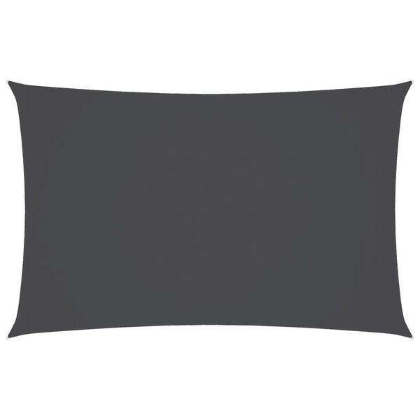vidaXL サンシェードセイル 3x6m 長方形 オックスフォード生地 アントラシート