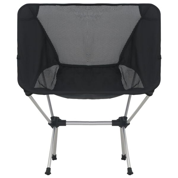 vidaXL 折りたたみキャンプチェア 2点 54x50x65cm アルミ