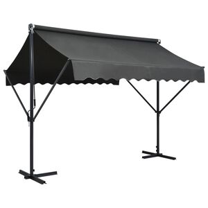 vidaXL 自立型オーニング 300&times;300cm アントラシート