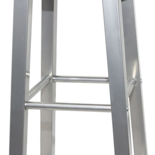 vidaXL バースツール 4点 シルバー＆ブラウン MDF