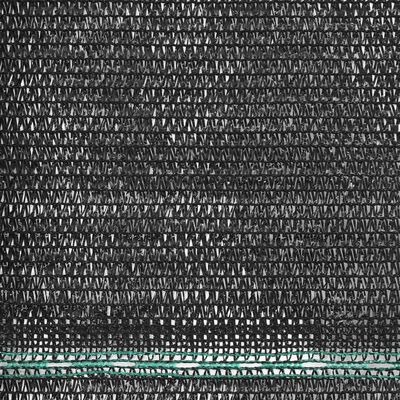 vidaXL テニススクリーン 高密度ポリエチレン製 1.8x25m ブラック
