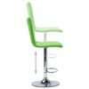 vidaXL バースツール グリーン 合成皮革製