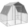 vidaXL 屋根付き鶏小屋 2.5x2x2.25 m 亜鉛メッキ鋼