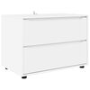 vidaXL 収納キャビネット 80 x 48 x 57 cm エンジニアードウッド ホワイト