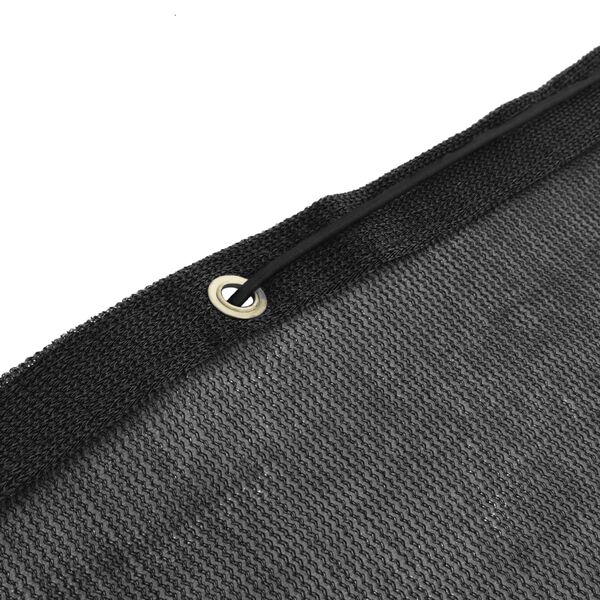 vidaXL トレーラーネット 2.5x3.5m HDPE製 ブラック