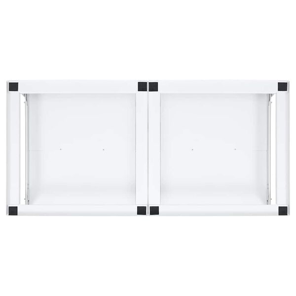 vidaXL 洗濯機/乾燥機用置き台 引き出しボード棚付き ホワイト