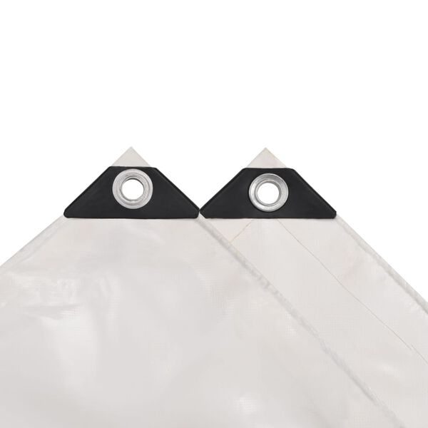 vidaXL ターポリンシート 650g/m² 1.5x6m ホワイト