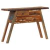 vidaXL コンソールテーブル 110x30x75cm 無垢の再生木材