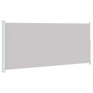 vidaXL パティオ用 引き込み式サイドオーニング 220x514cm グレー