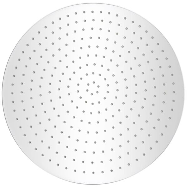 vidaXL レインシャワーヘッド ステンレススチール製 50cm 丸型