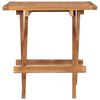 vidaXL 折りたたみ式ガーデンテーブル 50x50x50 cm チーク無垢材