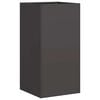 vidaXL プランター ブラック 40x40x80 cm 冷間圧延鋼