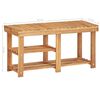 vidaXL シューズラック 90x32x46 cm アカシア無垢材
