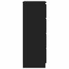 vidaXL サイドボード ブラック 60x35x98.5cm エンジニアリングウッド
