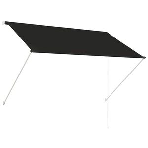 vidaXL 引き込み式オーニング 200x150cm アントラシート