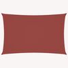 vidaXL サンシェードセイル オックスフォード生地 長方形 6 x 8 m テラコッタ