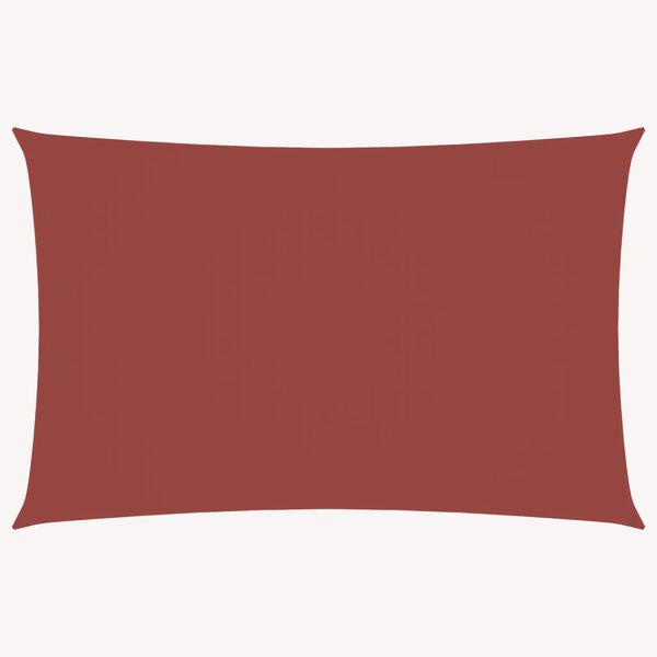 vidaXL サンシェードセイル オックスフォード生地 長方形 6 x 8 m テラコッタ