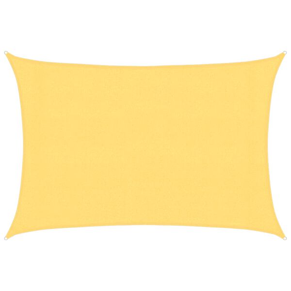 vidaXL サンシェードセイル 160g/m&sup2; ベージュ 3x5m 高密度ポリエチレン