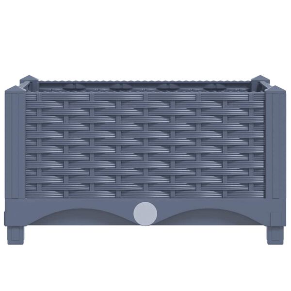 vidaXL レイズドベッド 40x40x23cm ポリプロピレン製