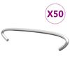 vidaXL ガビオンフック 50点セット 亜鉛メッキ鋼製 10cm