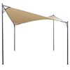 vidaXL サンシェード ガゼボ 4x4m