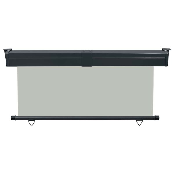 vidaXL バルコニー用 サイドオーニング 175x250cm グレー