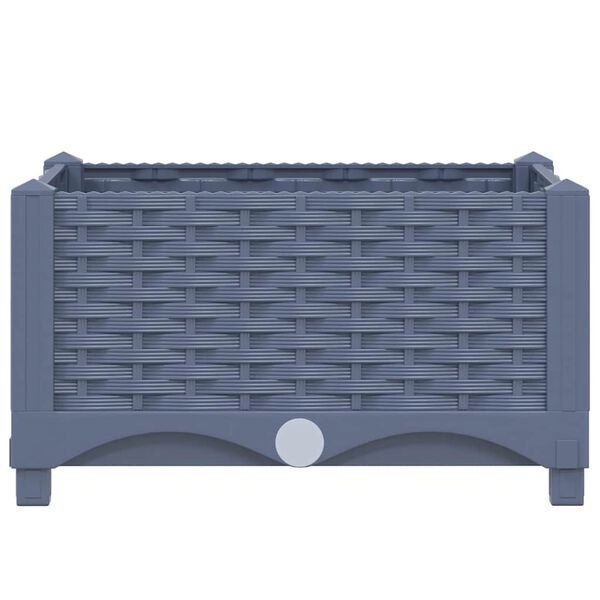 vidaXL レイズドベッド 40x40x23cm ポリプロピレン製