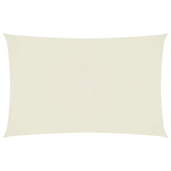 vidaXL サンシェードセイル 4x7m 長方形 オックスフォード生地 クリーム