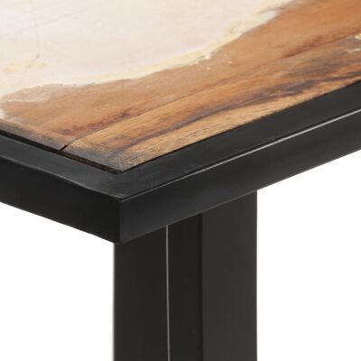 vidaXL ダイニングテーブル 140cm 無垢の再生木材
