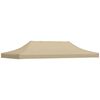 vidaXL パーティーテント専用ルーフ 6x3m ベージュ 270g/m&sup2;