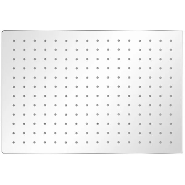 vidaXL レインシャワーヘッド ステンレススチール製 30×40cm 長方形