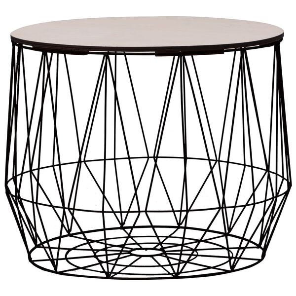 vidaXL コーヒーテーブル 2点 ブラック