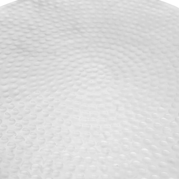 vidaXL コーヒーテーブル 丸型 アルミ製 シルバー