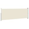 vidaXL 引き込み式サイドオーニング 160x500cm クリーム