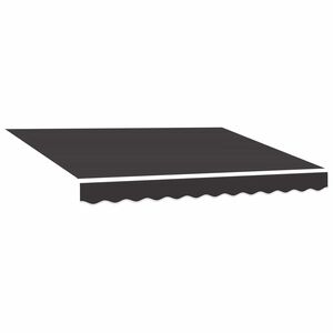 vidaXL オーニング用 交換用生地 グレー 300x250cm ポリエステル