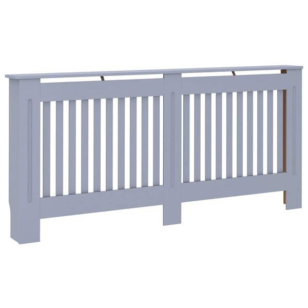 vidaXL ラジエーターカバー アントラシート 172x19x81cm MDF製