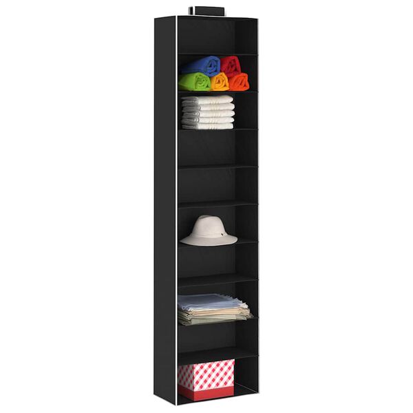 vidaXL クローゼット用 ハンギングオーガナイザー 2点 棚10点付き 布製